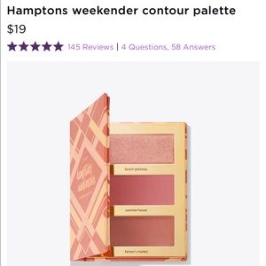 Tarte Hampton’s Weekender Contour Palette